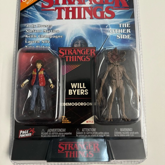 McFarlane Stranger Things 3" Figure & Comic Book Will Byers Demogorgon - Picture 3 of 9